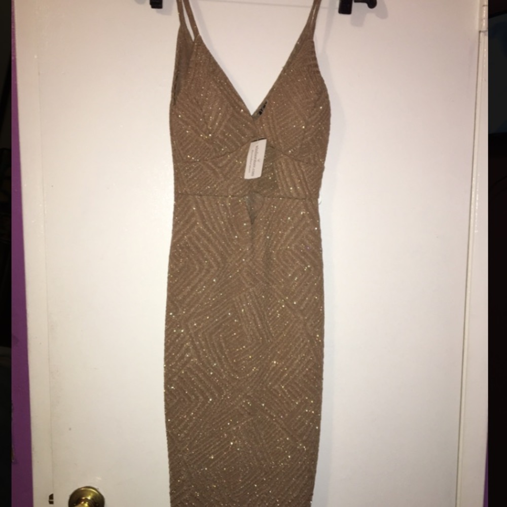 New(never used) gold dress